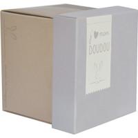 Doudou Darčeková sada - králiček s muchláčikom 10 cm