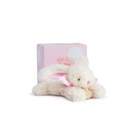 Doudou Darčeková sada - Plyšový zajačik ružový 16 cm