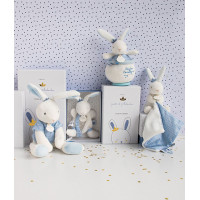 Doudou Darčeková sada - Plyšový zajačik námorník hrajúci melódiu 14 cm