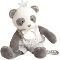 Doudou Darčeková sada - plyšová hračka panda s dečkou 20 cm