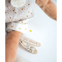 Doudou Darčeková sada - plyšová hračka medvedík s dečkou 28 cm