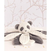 Doudou Darčeková sada - plyšový muchláčik panda 26 cm
