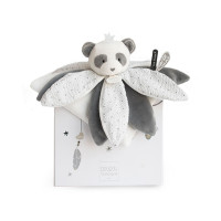 Doudou Darčeková sada - plyšový muchláčik panda 26 cm