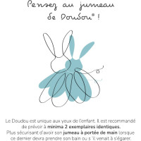 Doudou Darčeková sada Tiwipi - plyšová líška s dečkou 21 cm