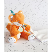 Doudou Darčeková sada Tiwipi - plyšová líška s dečkou 21 cm