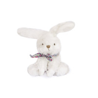 Doudou Plyšový zajačik so šatkou 12 cm