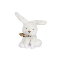 Doudou Plyšový zajačik so šatkou 12 cm