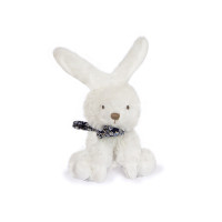 Doudou Plyšový zajačik so šatkou 12 cm