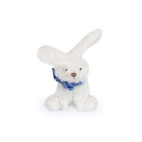 Doudou Plyšový zajačik so šatkou 12 cm