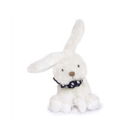 Doudou Plyšový zajačik so šatkou 12 cm