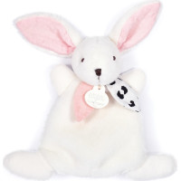 Doudou Darčeková krabička ružová - mini zajačik 17 cm