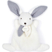Doudou Darčeková krabička modrá - mini zajačik 17 cm