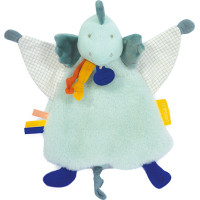 Doudou Darčeková sada - Plyšový muchláčik dinosaurus zelený 25 cm