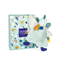 Doudou Darčeková sada - Plyšový muchláčik dinosaurus zelený 25 cm