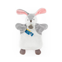 Doudou Plyšový maňuška králiček 25 cm