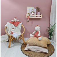 Doudou Plyšový muchláčik žirafa Couleurs Savane 25 cm