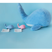 Doudou Plyšová modrá veľryba 60 cm