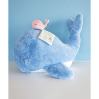 Doudou Plyšová modrá veľryba 60 cm
