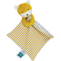 Doudou Darčeková sada - Líška s dečkou z BIO bavlny 20 cm