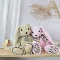 Doudou Histoire d´Ours Plyšový kamarát béžový zajačik 40 cm