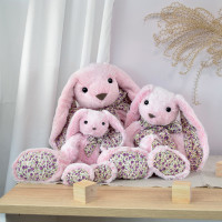 Doudou Histoire d´Ours Plyšová hračka ružový zajačik 25 cm