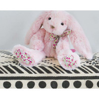 Doudou Histoire d´Ours Plyšová hračka ružový zajačik 40 cm