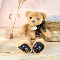 Doudou Histoire d´Ours Plyšový kamarát svetlo hnedý medvedík 25 cm