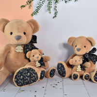 Doudou Histoire d´Ours Plyšový kamarát svetlo hnedý medvedík 25 cm
