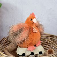 Doudou Histoire d´Ours Plyšová sliepočka ryšavá 20 cm