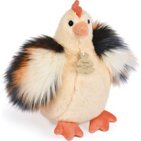 Doudou Histoire d´Ours Plyšová sliepočka béžová 20 cm