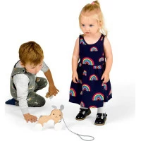 Bigjigs Toys Ťahací zajačik s mláďaťom