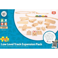 Bigjigs Rail Drevené koľaje sada 25 dielov Poškodený obal