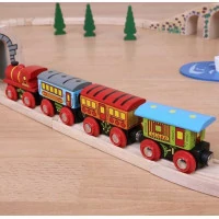 Bigjigs Rail Osobný vlak + 2 koľaje - poškodený obal