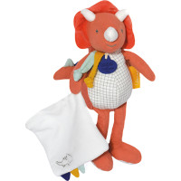 Doudou Darčeková sada - dinosaurus s dečkou 25 cm