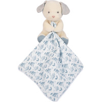 Doudou Darčeková sada - Plyšový psík s dečkou z BIO bavlny 15 cm