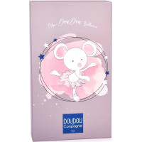 Doudou Darčeková sada - Plyšová hračka myška šedá balerína 30 cm