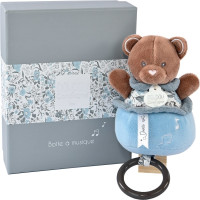 Doudou Darčeková sada - Plyšový medvedík hrajúci melódiu 20 cm