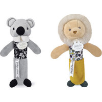 Doudou Hrkálka pískacia 17 cm 1 ks