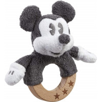 Rainbow Drevená/plyšová hrkálka Mickey Mouse