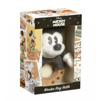 Rainbow Drevená/plyšová hrkálka Mickey Mouse