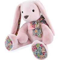 Doudou Histoire d´Ours Plyšový kamarát ružový zajačik 40 cm