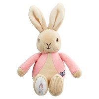 Rainbow Plyšová hrkálka zajačik Peter & Flopsy 1 ks