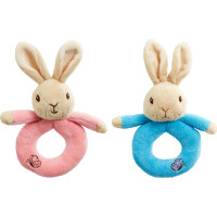 Rainbow Hrkálka krúžok králiček Peter & Flopsy 1 ks