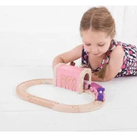 Bigjigs Rail Ružový železničný tunel