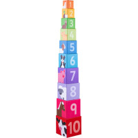 Bigjigs Toys Didaktické kocky farma