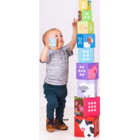 Bigjigs Toys Didaktické kocky farma