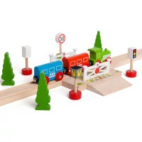 Bigjigs Rail Sada drevených dopravných značiek