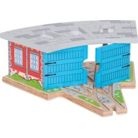 Bigjigs Rail Trojité depo s bránou