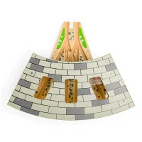 Bigjigs Rail Trojité depo s bránou