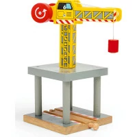 Bigjigs Rail Veľký žeriav žltý